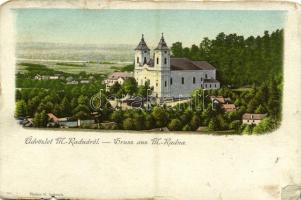 1901 Máriaradna, Radna (Lippa, Lipova); Kegytemplom, búcsújáróhely / pilgrimage church (EM)