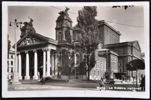 cca 1960 Vasas labdarúgók aláírása képeslapon Szófiából