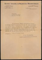 1944 Az Egyesült Izzó (mely próbálta védeni zsidó alkalmazottait) két levele, amely mutatja hogy az ...