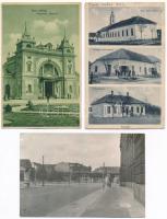 40 db főleg régi magyar és történelmi magyar városképes lap, közte néhány fotó; vegyes minőség / 40 ...