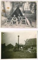 40 db főleg régi magyar és történelmi magyar városképes lap, közte néhány fotó; vegyes minőség / 40 ...