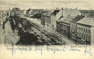 1905 Pozsony, Pressburg, Bratislava; Kossuth Lajos tér / square