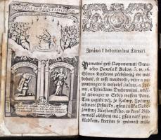Phiala sanctorum : modlitby nábožné ze Swatého Pjsma wybrané a ...Pest, 1830, Trattner. Szlovák nyel...