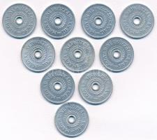 1952-1963. 2f Al (10x közte 5xklf) T:1-,2 ph