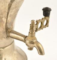 Elektromos fém szamovár, jelzés nélkül, m: 42 cm