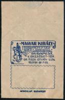 cca 1915 Bp. V., Magyar Király gyógyszertár papírzacskója