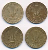 1946-1950. 20f tombak (4xklf) Teljes sor! T:1-,2 patina
Adamo F4