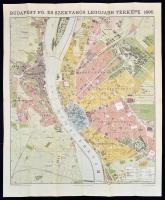 Homolka 1896-os Budapest térképének reprintje