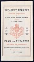 Homolka 1896-os Budapest térképének reprintje