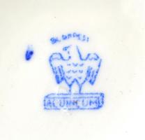 Balaton porcelán vázácska 9 cm + 2 db fa hajó figura