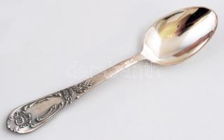 6 db ezüstözött teáskanál díszdobozban