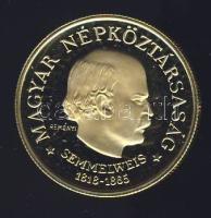 1968. 100Ft Au "Semmelweis" 8,41g T:PP