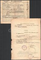 1944 Áttelepülési engedély szlovák zsidó részére Késmárkról Lónyabányára