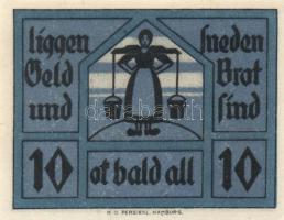 Német Birodalom/Weimari Köztársaság/ Neukaus 1921. 10Pf + 25Pf + 50Pf 3klf db, teljes sor T:I