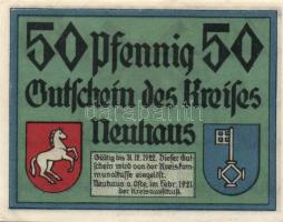 Német Birodalom/Weimari Köztársaság/ Neukaus 1921. 10Pf + 25Pf + 50Pf 3klf db, teljes sor T:I