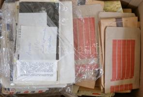 nagy doboznyi papírrégiség tétel. iratok, igazolványok, térképek