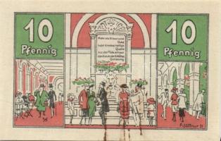 Német Birodalom/Weimari Köztársaság/ Harzburg 1921. 10Pf + 25Pf + 50Pf + 75Pf 4klf db, teljes sor T:...