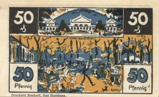 Német Birodalom/Weimari Köztársaság/ Harzburg 1921. 10Pf + 25Pf + 50Pf + 75Pf 4klf db, teljes sor T:...