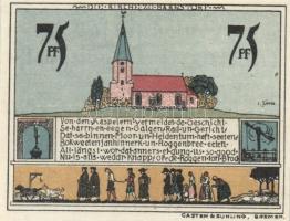 Német Birodalom/Weimari Köztársaság/ Diepholz 1921. 50Pf(2x) + 75Pf(2x) 4klf db, teljes sor T:I