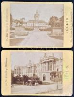 cca 1900 18 db fotó Berlinről és Potsdamról, Berlin, nagyrészt Max Grünbaum (14 db), és J. F. Stiehm...