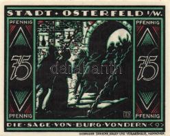 Német Birodalom/Weimari Köztársaság/ Osterfeld 1921. 25Pf(3x) + 50Pf(3x) + 75Pf(3x) + 100Pf összesen...