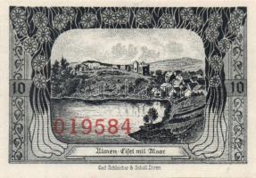 Német Birodalom/Weimari Köztársaság/ Cochem 1921. 10Pf + 25Pf + 50Pf 3klf db, teljes sor T:I