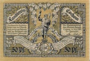 Német Birodalom/Weimari Köztársaság/ Cochem 1921. 10Pf + 25Pf + 50Pf 3klf db, teljes sor T:I