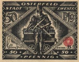 Német Birodalom/Weimari Köztársaság/ Osterfeld 1921. 50Pf(2x) + 75Pf + 100Pf + 150Pf(2x) összesen 6k...