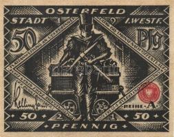 Német Birodalom/Weimari Köztársaság/ Osterfeld 1921. 50Pf(2x) + 75Pf + 100Pf + 150Pf(2x) összesen 6k...