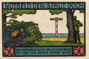 Német Birodalom/Weimari Köztársaság/ Goch 1922. 50Pf(2x) + 75Pf(4x) összesen 6klf db, teljes sor T:I