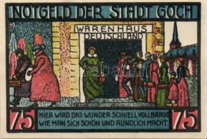 Német Birodalom/Weimari Köztársaság/ Goch 1922. 50Pf(2x) + 75Pf(4x) összesen 6klf db, teljes sor T:I