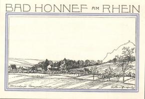 Német Birodalom/Weimari Köztársaság/ Honnelf a. Rhein 1921. 50Pf(4x) + 99Pf(4x) összesen 8klf db, te...