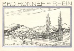 Német Birodalom/Weimari Köztársaság/ Honnelf a. Rhein 1921. 50Pf(4x) + 99Pf(4x) összesen 8klf db, te...