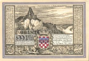 Német Birodalom/Weimari Köztársaság/ Honnelf a. Rhein 1921. 50Pf(4x) + 99Pf(4x) összesen 8klf db, te...