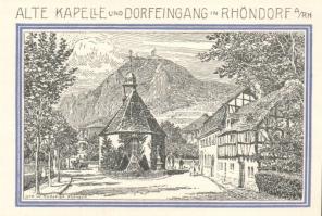 Német Birodalom/Weimari Köztársaság/ Honnelf a. Rhein 1921. 50Pf(4x) + 99Pf(4x) összesen 8klf db, te...