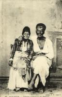 Bitola, Monastir; Tziganes (orthodoxes) de Monastir / Orthodox gypsy couple, Macedonian folklore