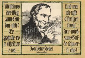 Német Birodalom/Weimari Köztársaság/Schopfheim 1921. 50Pf (6x) mind klf!, komplett sor T:I