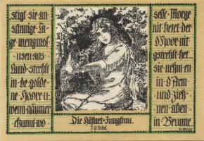 Német Birodalom/Weimari Köztársaság/Schopfheim 1921. 50Pf (6x) mind klf!, komplett sor T:I