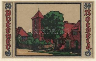 Német Birodalom/Weimari Köztársaság/Preetz 1921. 50Pf (6x) mind klf!, teljes sor T:I