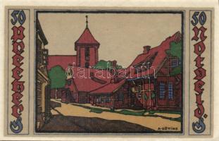 Német Birodalom/Weimari Köztársaság/Preetz 1921. 50Pf (6x) mind klf!, teljes sor T:I