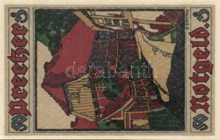 Német Birodalom/Weimari Köztársaság/Preetz 1921. 50Pf (6x) mind klf!, teljes sor T:I