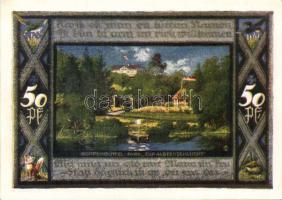 Német Birodalom/Weimari Köztársaság/Poppenbüttel 1921. 50Pf (10x) mind klf!, teljes sor T:I