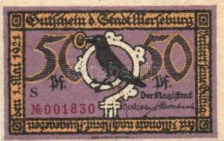 Német Birodalom/Weimari Köztársaság/Merseburg 1921. 5Pf, 10Pf, 20Pf, 25Pf, 50Pf (6x) teljes sor T:I ...