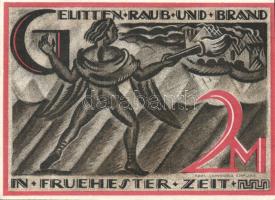 Német Birodalom/Weimari Köztársaság/Gera 1921. 25Pf, 50Pf, 1M, 2M, teljes sor! T:I,I- Összesen 4klf ...