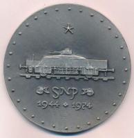 Csehszlovákia 1974. Szlovák nemzeti felkelés 1944-1974 ezüstözött fém emlékérem (69mm) T:1- Czechoslovakia 1974. Slovak National Uprising 1944-1974 silver plated metal commemorative medal (69mm) C:AU