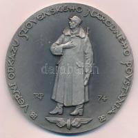 Csehszlovákia 1974. "Szlovák nemzeti felkelés 1944-1974" ezüstözött fém emlékérem (69mm) T...