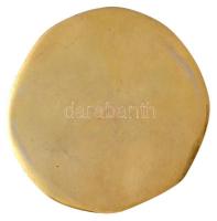 DN "Eleusis Hajógyár Görögország" fém emlékplakett (87mm) T:2
ND "Eleusis Shipyards ...