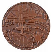 DN "Hánykódik, de nem merül el" Br emlékplakett. Szign.: G.C.Revoi? (71mm) T:1-
ND "...