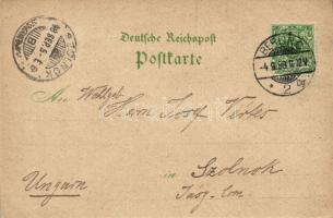 1898 Berlin, Unter den Linden, Reichstagsgebäude. A. Jandorf & Co. Art Nouveau, litho (EK)