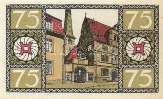 Német Birodalom/Weimari Köztársaság/Hameln 1921. 75Pf (6x) mind klf db, teljes sor! T:I